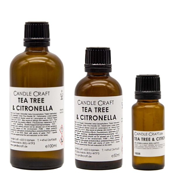 Tea Tree & Citronella  -  Kerzenduftöl