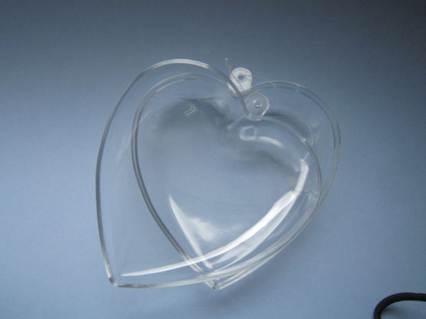 Badekugel Form Herz - Plastik - 95mm