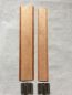 Mobile Preview: Holzdocht mit 2 Halter - 160mm x 13mm x 1mm - flach - doppelt - knisternd