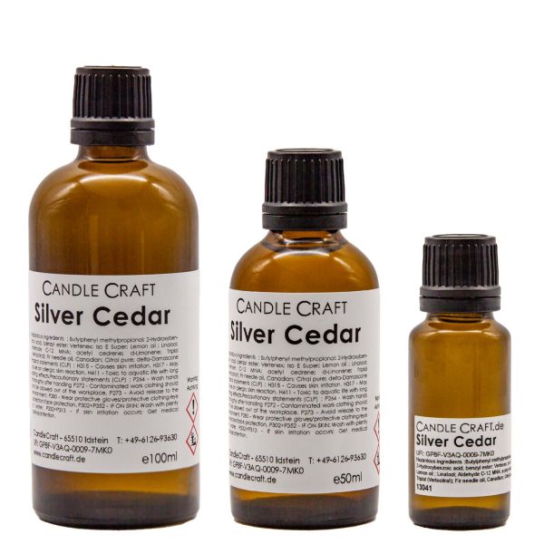 Silbernes Zedernholz - Silver Cedar-  Kerzenduftöl