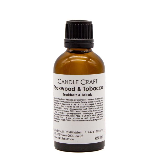 Teakwood and Tobacco - Candle Fragrance Oil