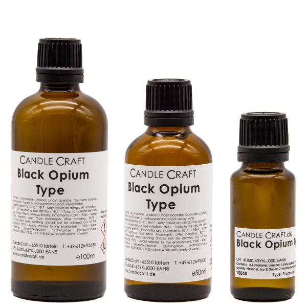 Schwarzer Opiumtyp - Black Opium Type - Kerzenduftöl - Duftöl