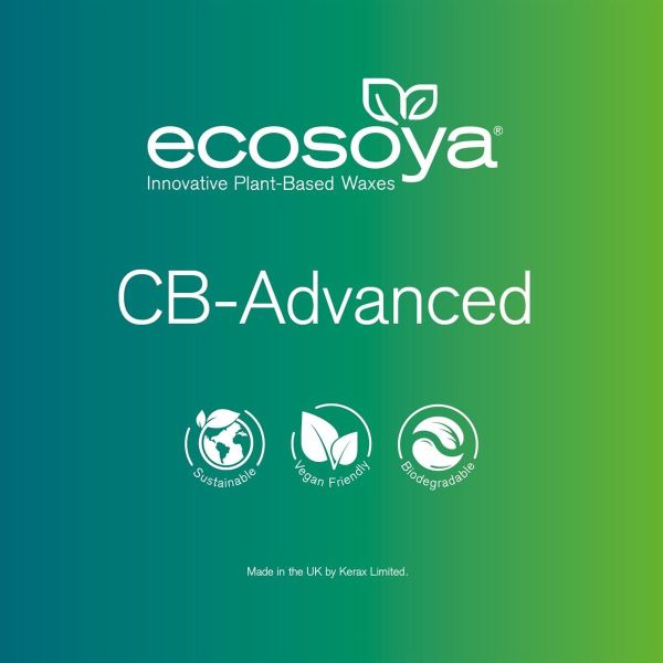 EcoSoya CB-Advanced - Soyawachs, 1kg für Kerzen in Gläsern & Container
