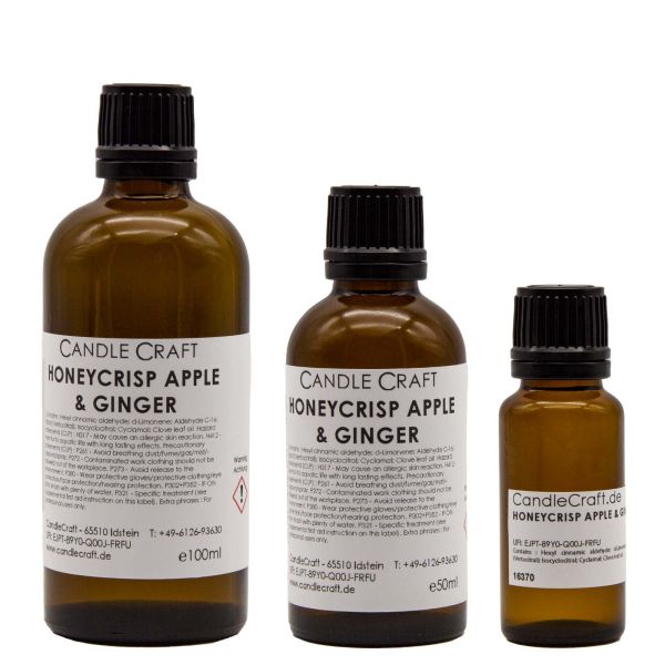 Knackiger Honig, Apfel und Ingwer - Honeycrisp Apple and Ginger - Kerzenduftöl - Duftöl - 20% GÜNSTIGER