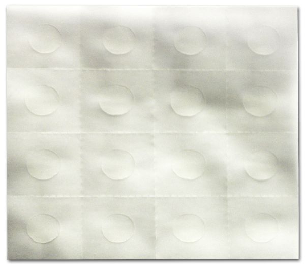 Silikonklebepunkte - Wick Glue Dots - 1 Blatt mit 16 Stück