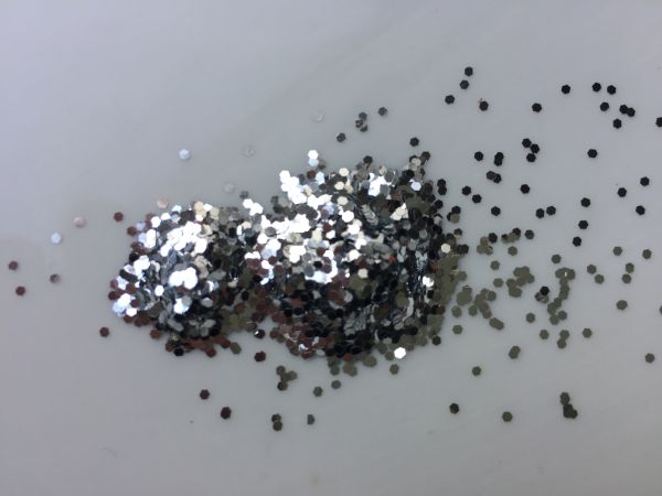 Bio Glitter Silber - Silver 20ml Tube