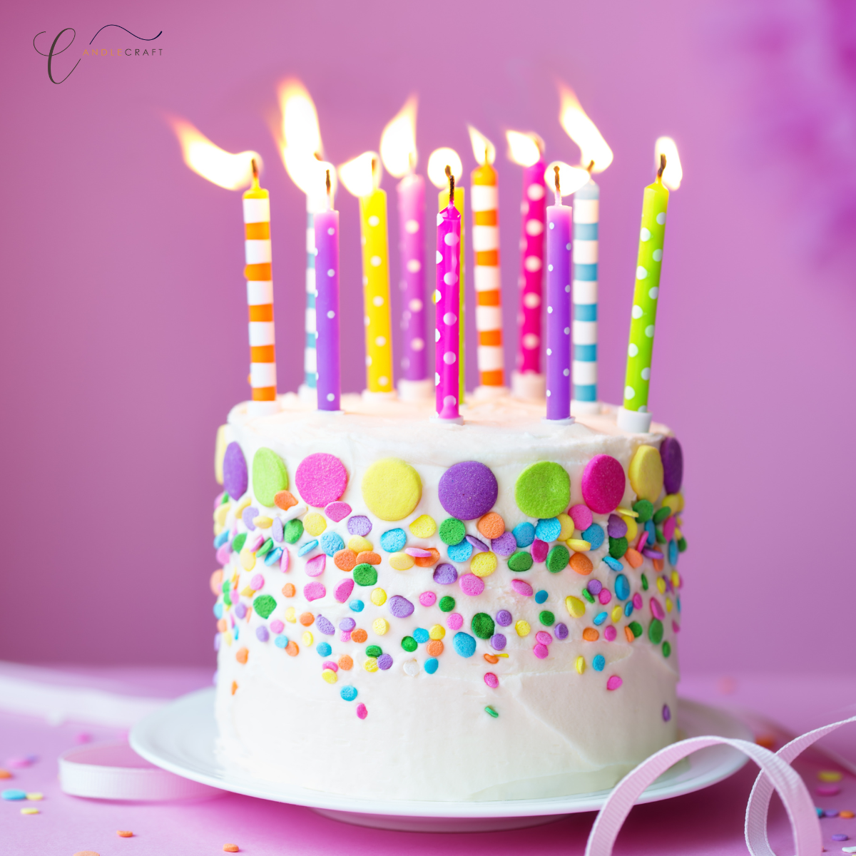 CandleCraft Kerzenduftöl - Duftöl für Kerzen - - Geburtstagskuchen - Birthday Cake - Kerzenduftöl