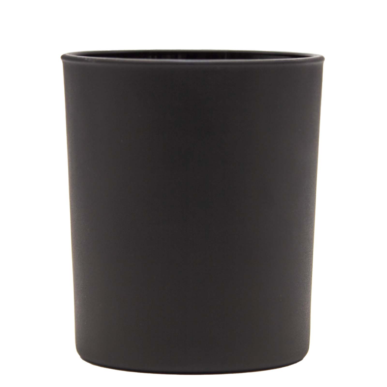 CandleCraft Kerzenduftöl - Duftöl für Kerzen - - Kerzenglas - schwarz - matt