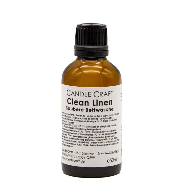 Saubere Bettwäsche - Clean Linen - Kerzenduftöl - Duftöl