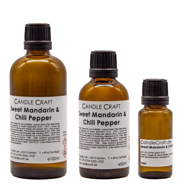Sweet Mandarin and Chili Pepper - Candle Fragrance Oil