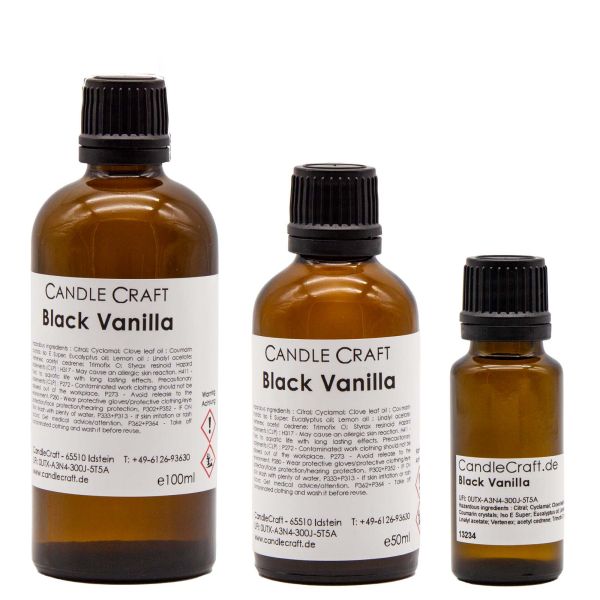 Schwarze Vanille - Black Vanilla - Kerzenduftöl - Duftöl