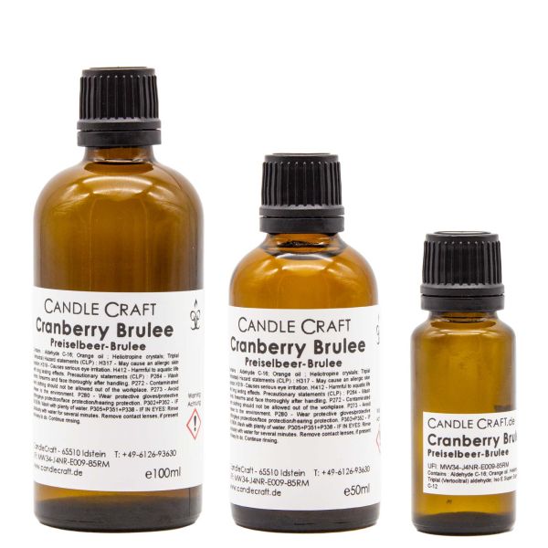 Preiselbeer-Brulee - Cranberry Brulee - Kerzenduftöl - Duftöl