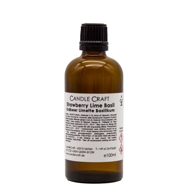 Erdbeer Limette Basilikum - Strawberry Lime Basil - Kerzenduftöl - Duftöl