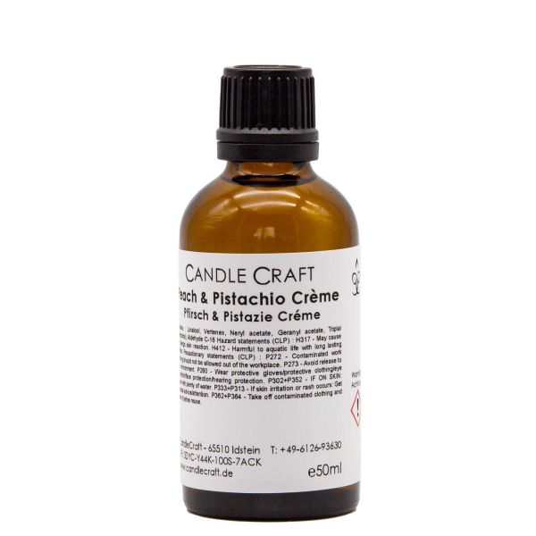 Pfirsich und Pistazien Creme - Peach and Pistachio Creme - Kerzenduftöl - Duftöl