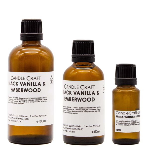 Black Vanilla & Emberwood - Fragrance Oil