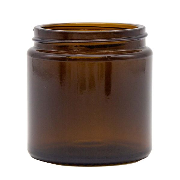 Candle Jar - brown - 120ml without Top, only glas