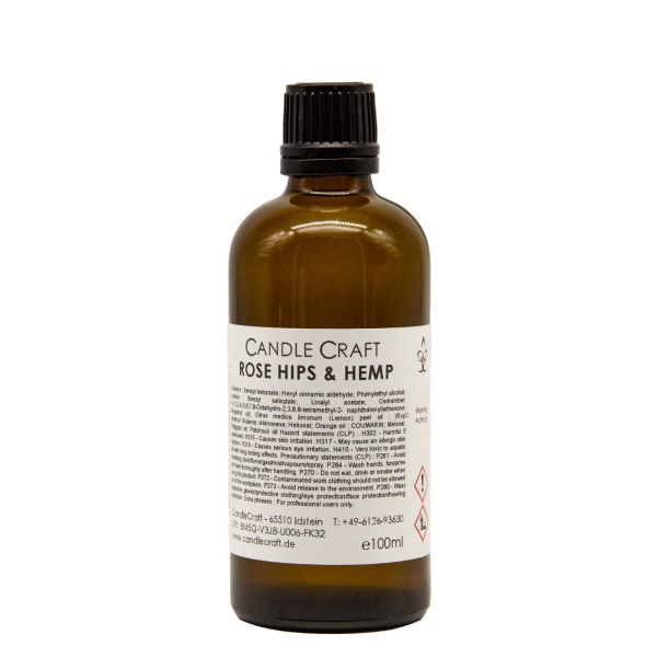 Hagebutten und Hanf - Rosehips and Hemp - Kerzenduftöl - Duftöl