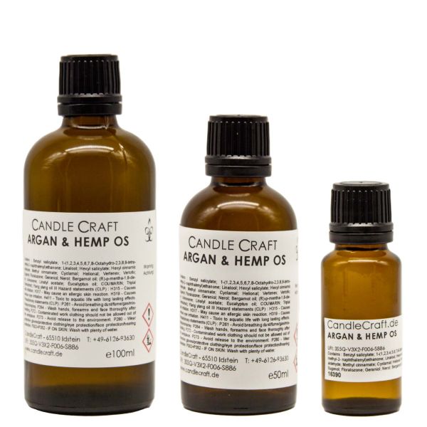 Argan und Hanf - Argan and Hemp - Kerzenduftöl - Duftöl