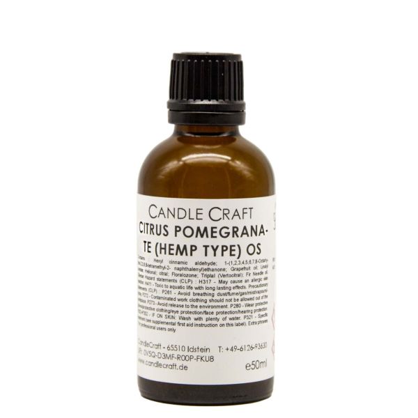 Citrus Pomegranate - Hemp Type - Candle Fragrance Oil