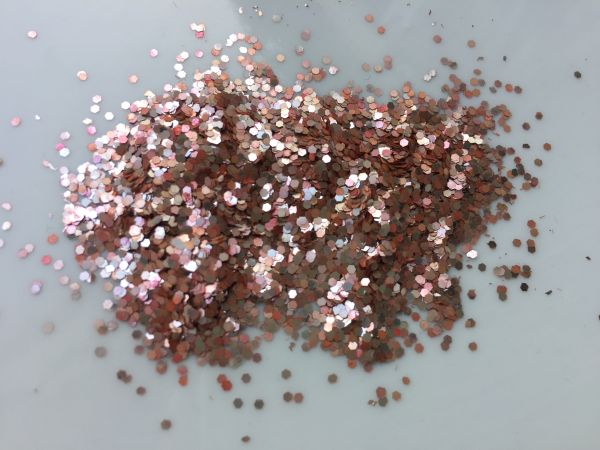 Bio Glitter Pink Gold - 20ml Tube