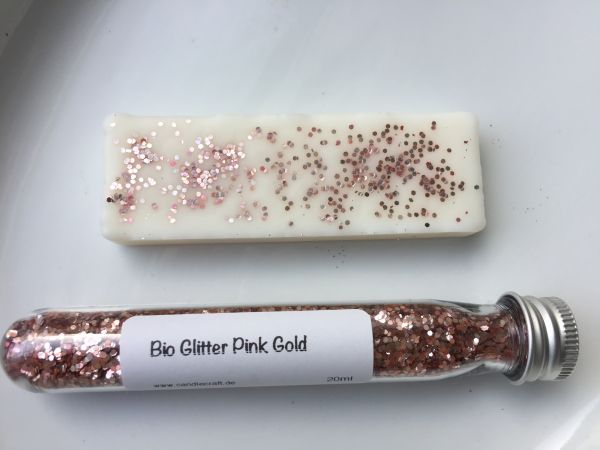 Bio Glitter Pink Gold - 20ml Tube